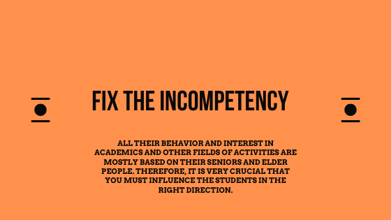 Fix the incompetency for the assignment