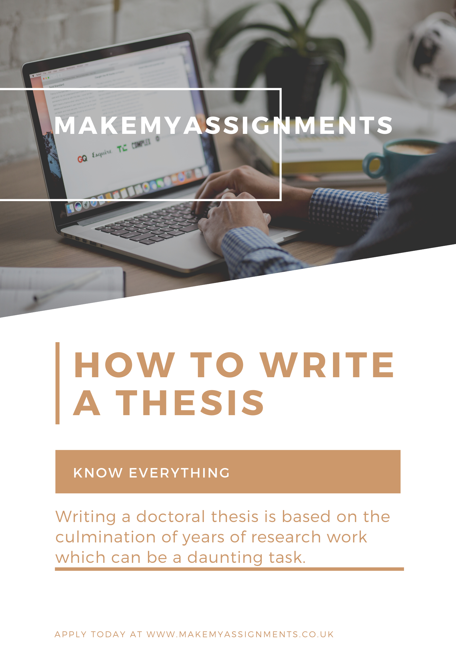 How to write a thesis